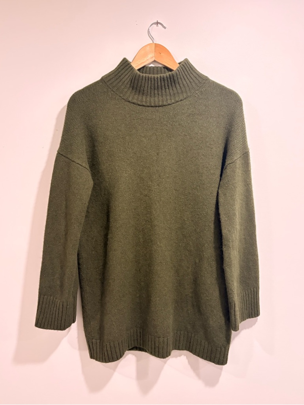 Sezane Paulie Dress Perfect Green M - Picture 5 of 13